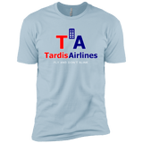 T-Shirts Light Blue / YXS Tardis Airlines Boys Premium T-Shirt