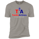 T-Shirts Light Grey / YXS Tardis Airlines Boys Premium T-Shirt