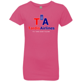 T-Shirts Hot Pink / YXS Tardis Airlines Girls Premium T-Shirt