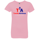 T-Shirts Light Pink / YXS Tardis Airlines Girls Premium T-Shirt