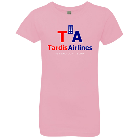 T-Shirts Light Pink / YXS Tardis Airlines Girls Premium T-Shirt