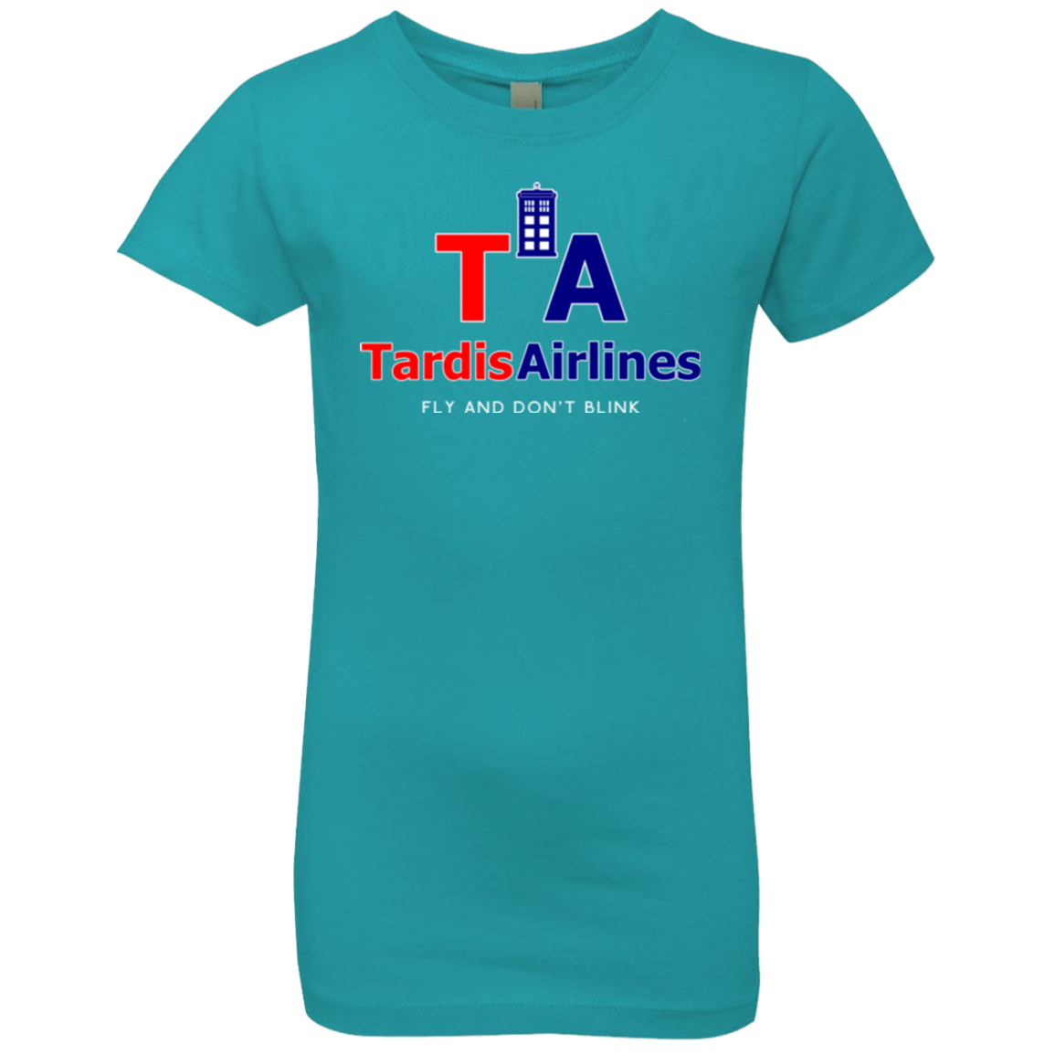 T-Shirts Tahiti Blue / YXS Tardis Airlines Girls Premium T-Shirt