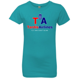T-Shirts Tahiti Blue / YXS Tardis Airlines Girls Premium T-Shirt