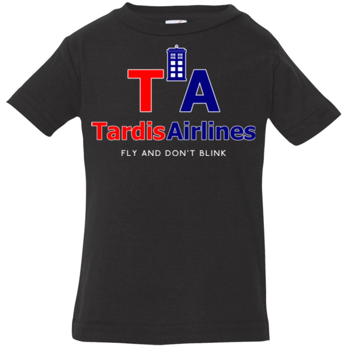 T-Shirts Black / 6 Months Tardis Airlines Infant Premium T-Shirt