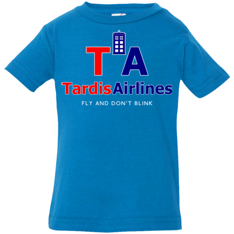 T-Shirts Cobalt / 6 Months Tardis Airlines Infant Premium T-Shirt