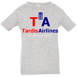 T-Shirts Heather / 6 Months Tardis Airlines Infant Premium T-Shirt
