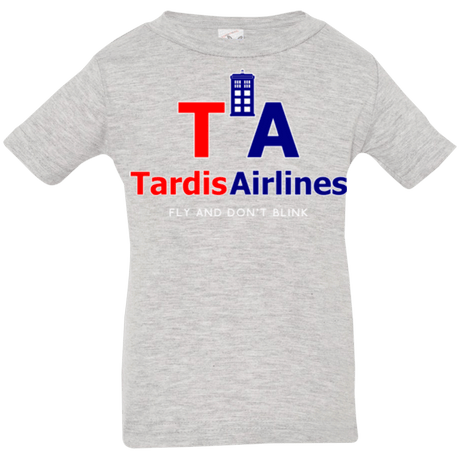 T-Shirts Heather / 6 Months Tardis Airlines Infant Premium T-Shirt