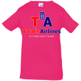 T-Shirts Hot Pink / 6 Months Tardis Airlines Infant Premium T-Shirt