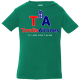 T-Shirts Kelly / 6 Months Tardis Airlines Infant Premium T-Shirt