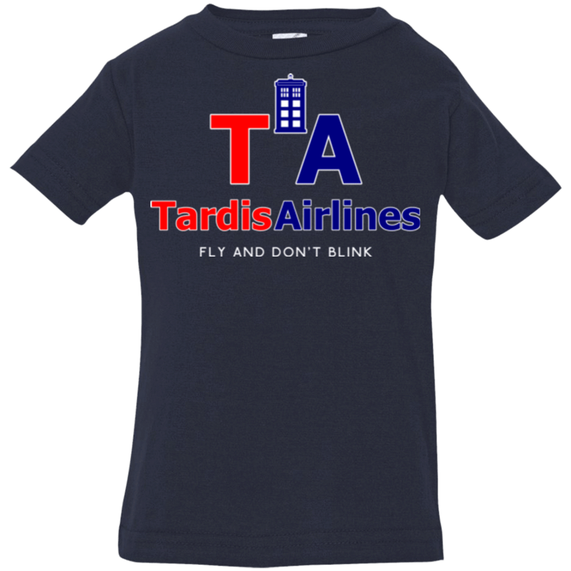T-Shirts Navy / 6 Months Tardis Airlines Infant Premium T-Shirt