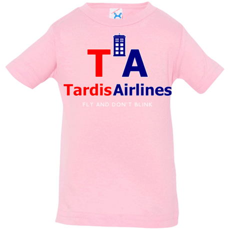 T-Shirts Pink / 6 Months Tardis Airlines Infant Premium T-Shirt