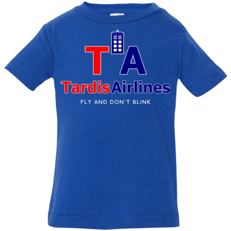 T-Shirts Royal / 6 Months Tardis Airlines Infant Premium T-Shirt