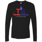 T-Shirts Black / Small Tardis Airlines Men's Premium Long Sleeve