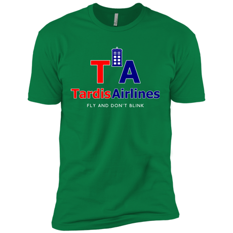T-Shirts Kelly Green / X-Small Tardis Airlines Men's Premium T-Shirt