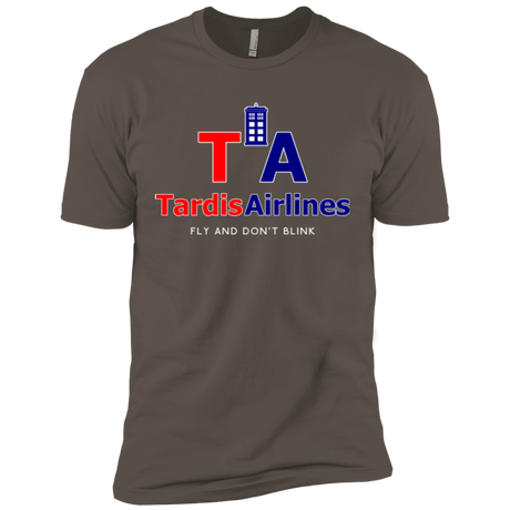 T-Shirts Warm Grey / X-Small Tardis Airlines Men's Premium T-Shirt