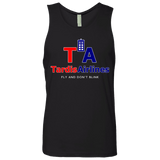 T-Shirts Black / Small Tardis Airlines Men's Premium Tank Top