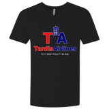 T-Shirts Black / X-Small Tardis Airlines Men's Premium V-Neck