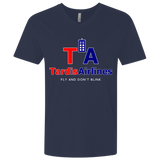T-Shirts Midnight Navy / X-Small Tardis Airlines Men's Premium V-Neck