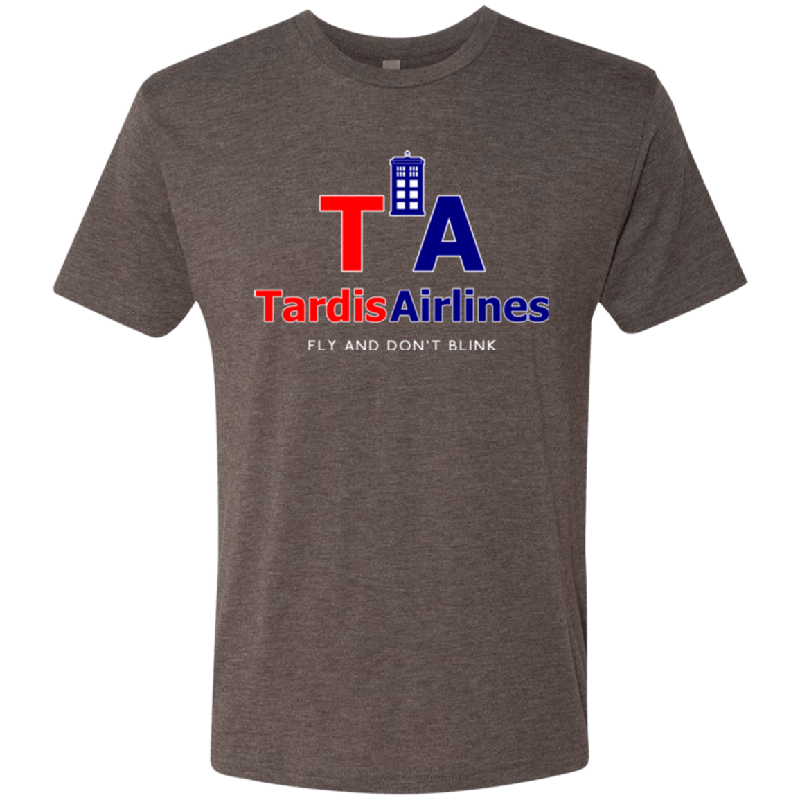 T-Shirts Macchiato / Small Tardis Airlines Men's Triblend T-Shirt