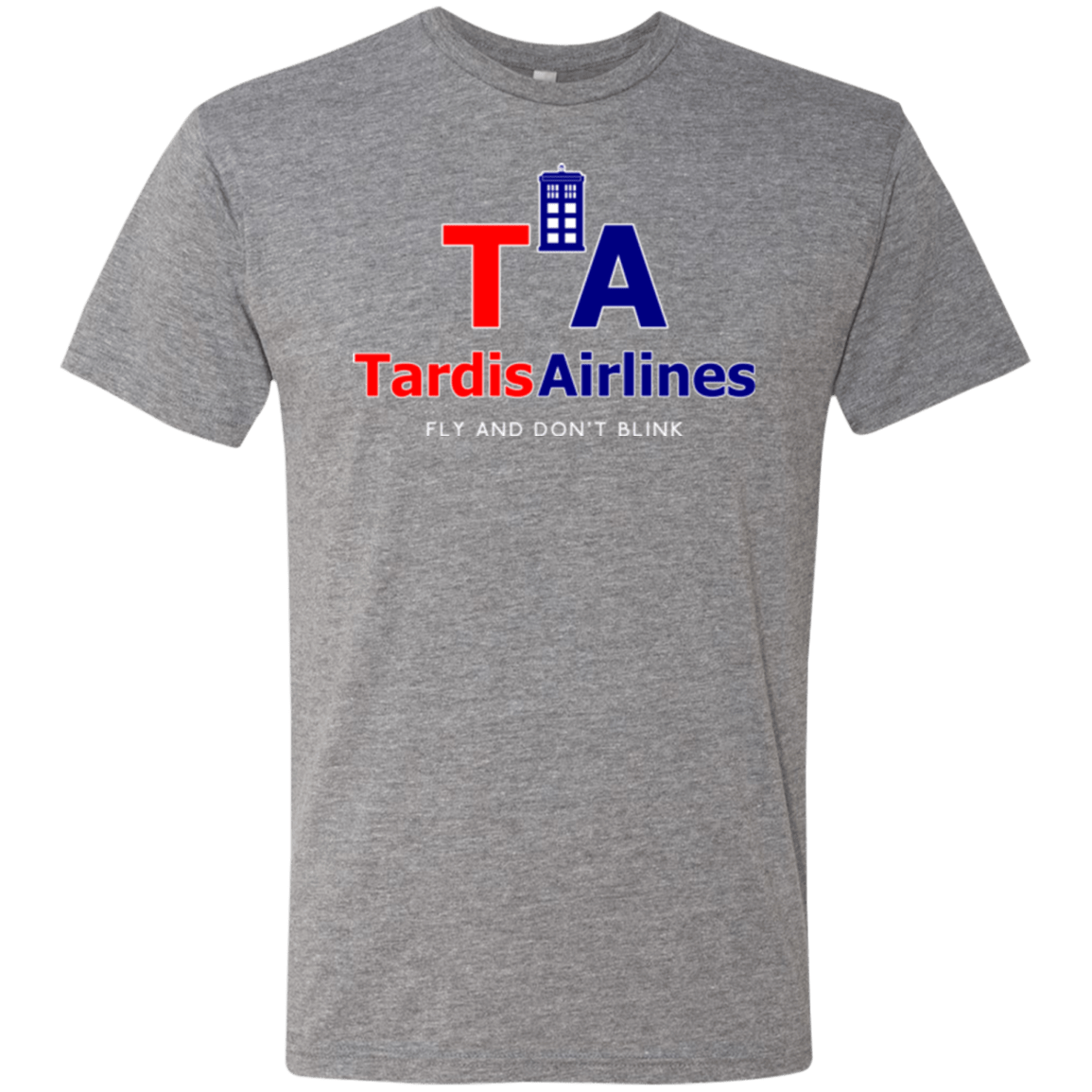 T-Shirts Premium Heather / Small Tardis Airlines Men's Triblend T-Shirt