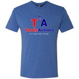 T-Shirts Vintage Royal / Small Tardis Airlines Men's Triblend T-Shirt