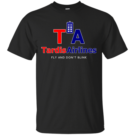 T-Shirts Black / Small Tardis Airlines T-Shirt