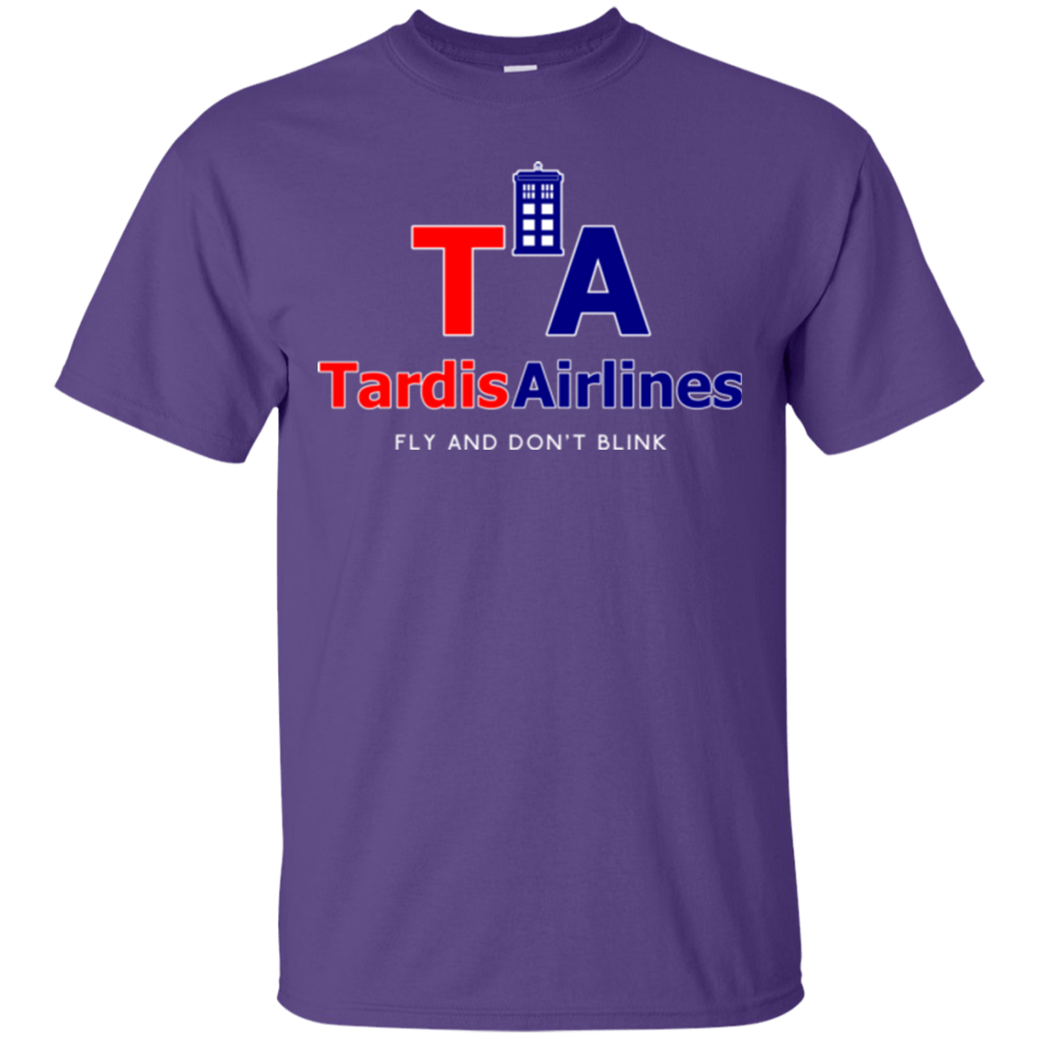 T-Shirts Purple / Small Tardis Airlines T-Shirt