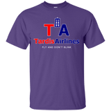 T-Shirts Purple / Small Tardis Airlines T-Shirt