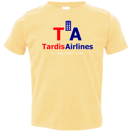T-Shirts Butter / 2T Tardis Airlines Toddler Premium T-Shirt
