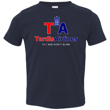 T-Shirts Navy / 2T Tardis Airlines Toddler Premium T-Shirt