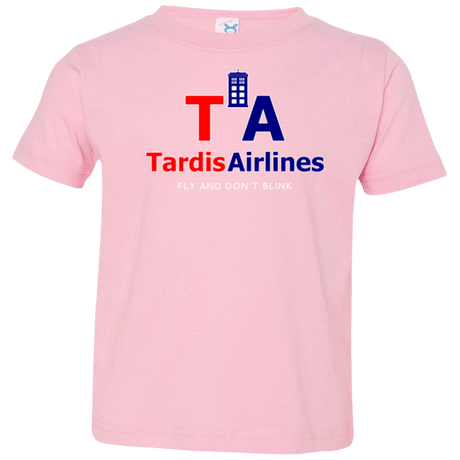 T-Shirts Pink / 2T Tardis Airlines Toddler Premium T-Shirt