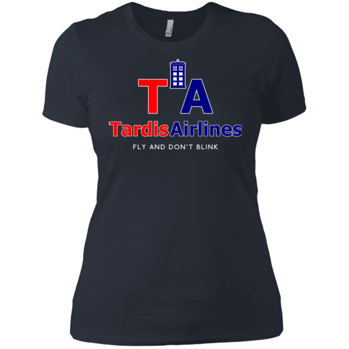 T-Shirts Indigo / X-Small Tardis Airlines Women's Premium T-Shirt