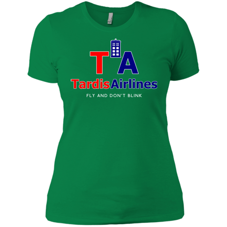 T-Shirts Kelly Green / X-Small Tardis Airlines Women's Premium T-Shirt