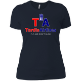 T-Shirts Midnight Navy / X-Small Tardis Airlines Women's Premium T-Shirt