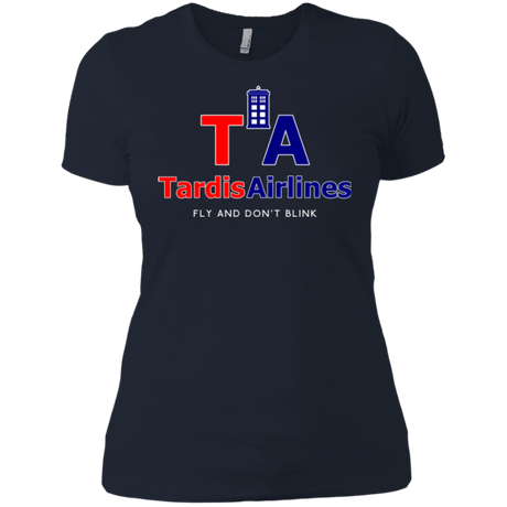 T-Shirts Midnight Navy / X-Small Tardis Airlines Women's Premium T-Shirt
