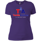 T-Shirts Purple / X-Small Tardis Airlines Women's Premium T-Shirt