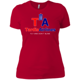T-Shirts Red / X-Small Tardis Airlines Women's Premium T-Shirt