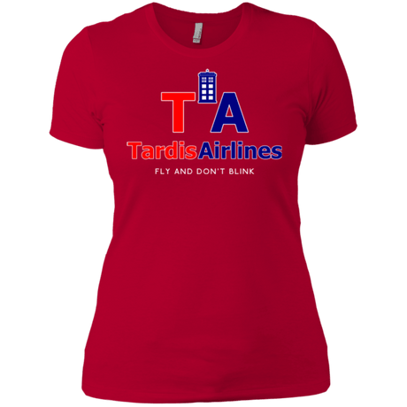 T-Shirts Red / X-Small Tardis Airlines Women's Premium T-Shirt