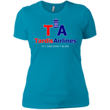 T-Shirts Turquoise / X-Small Tardis Airlines Women's Premium T-Shirt