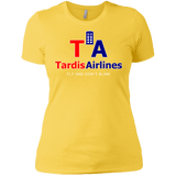 T-Shirts Vibrant Yellow / X-Small Tardis Airlines Women's Premium T-Shirt