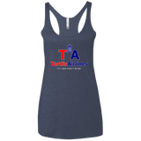 T-Shirts Vintage Navy / X-Small Tardis Airlines Women's Triblend Racerback Tank