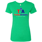 T-Shirts Envy / Small Tardis Airlines Women's Triblend T-Shirt