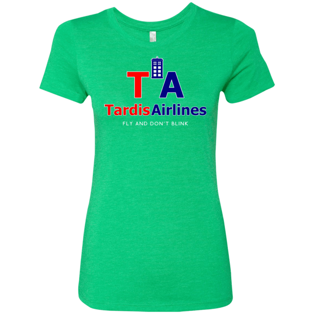 T-Shirts Envy / Small Tardis Airlines Women's Triblend T-Shirt