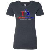 T-Shirts Vintage Navy / Small Tardis Airlines Women's Triblend T-Shirt