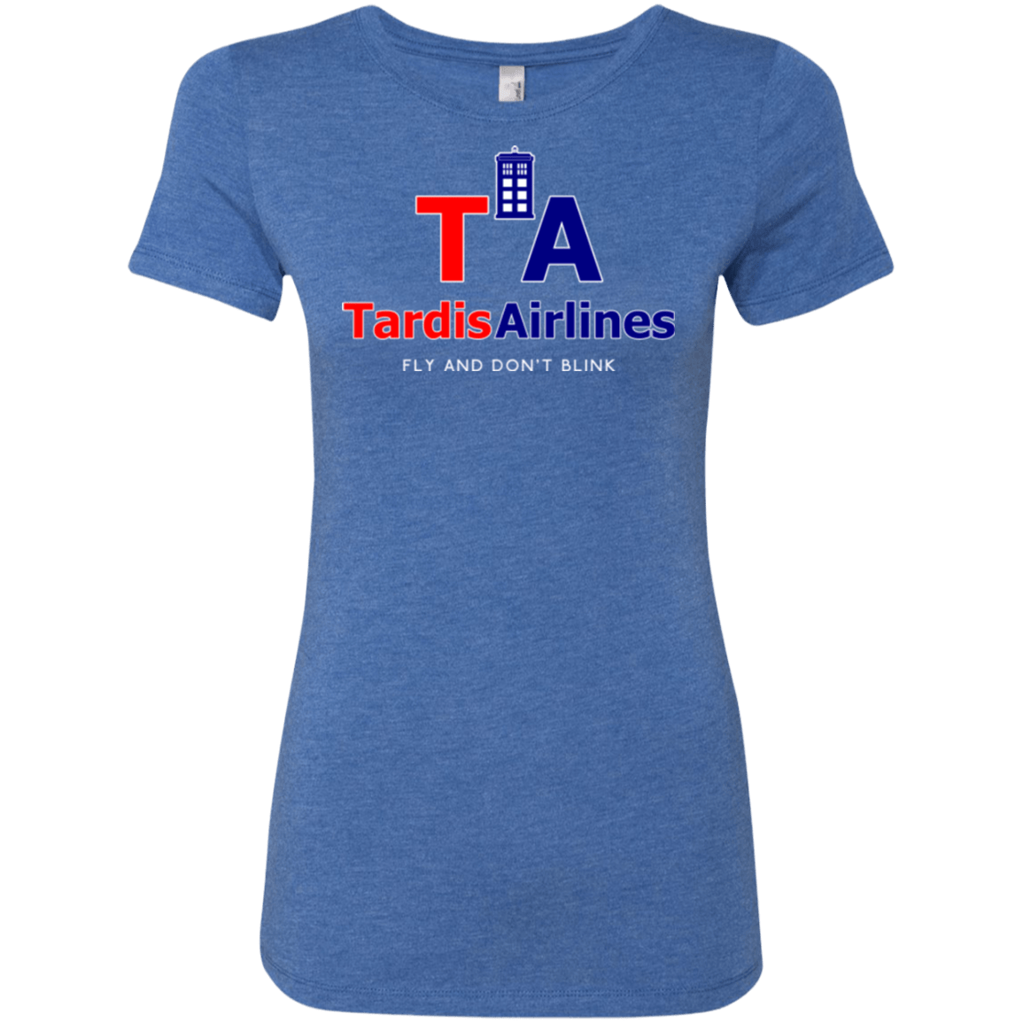 T-Shirts Vintage Royal / Small Tardis Airlines Women's Triblend T-Shirt