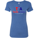 T-Shirts Vintage Royal / Small Tardis Airlines Women's Triblend T-Shirt