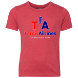 T-Shirts Vintage Red / YXS Tardis Airlines Youth Triblend T-Shirt