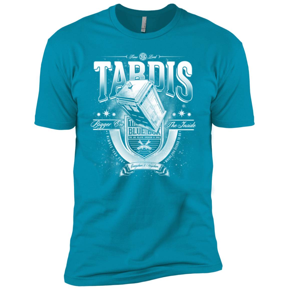 T-Shirts Turquoise / YXS Tardis Boys Premium T-Shirt