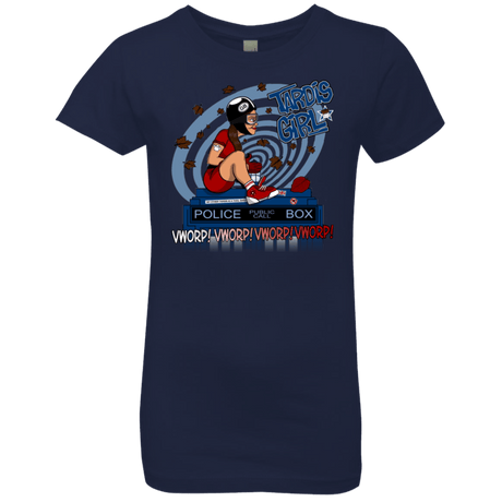 T-Shirts Midnight Navy / YXS Tardis Girl Girls Premium T-Shirt
