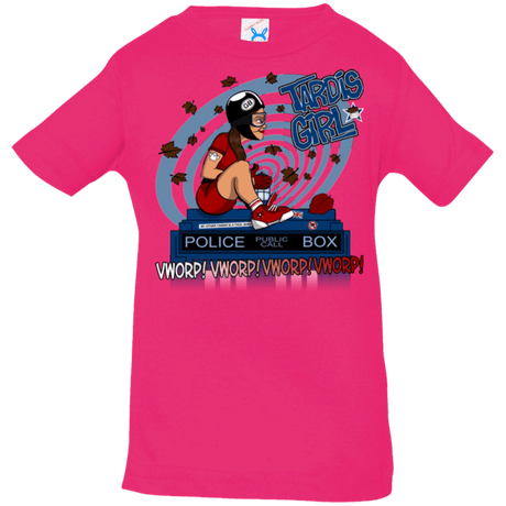 T-Shirts Hot Pink / 6 Months Tardis Girl Infant PremiumT-Shirt